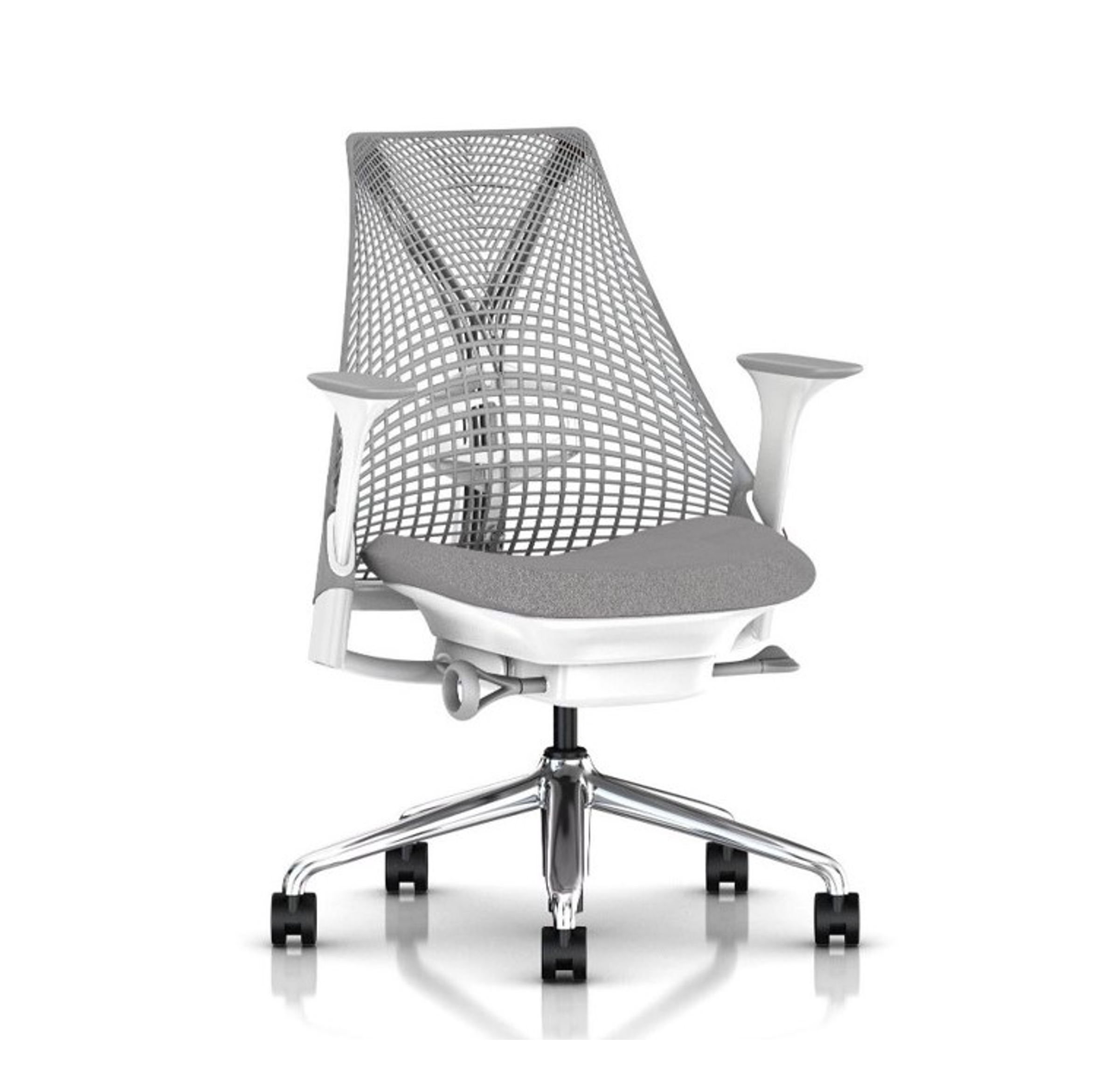Herman Miller Sayl Chair Grey Polished in Stock